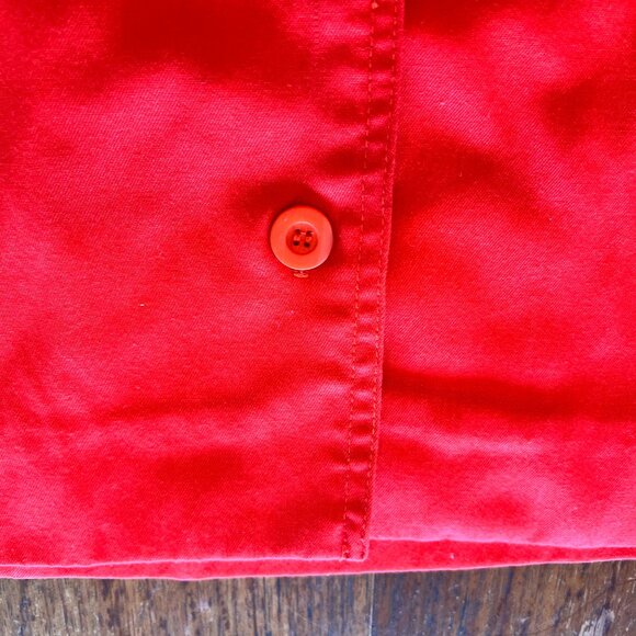 Givenchy Sport - Vintage Red Cotton High Waisted Midi Skirt - Picture 5 of 9
